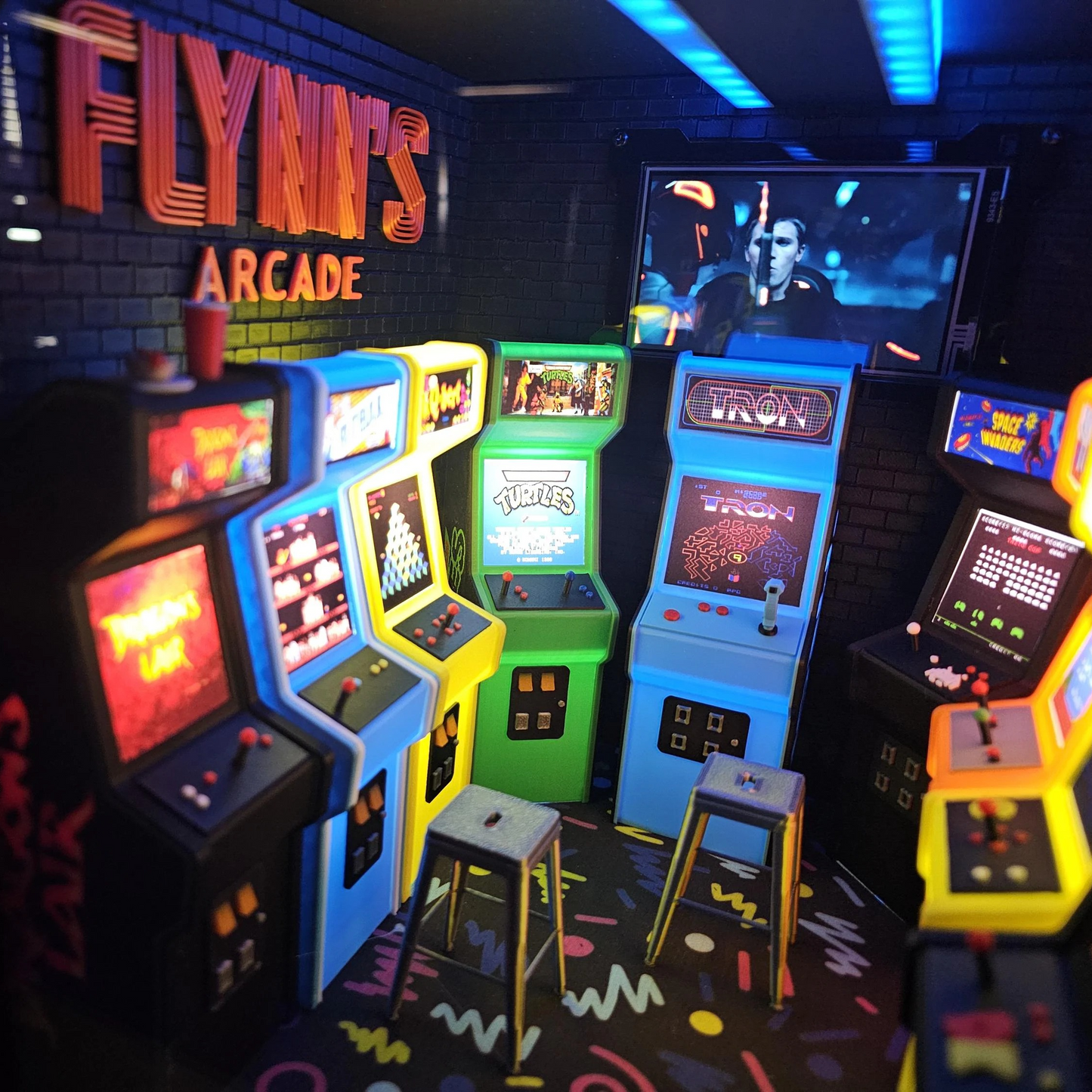 Flynn's  Arcade Themed Booknook