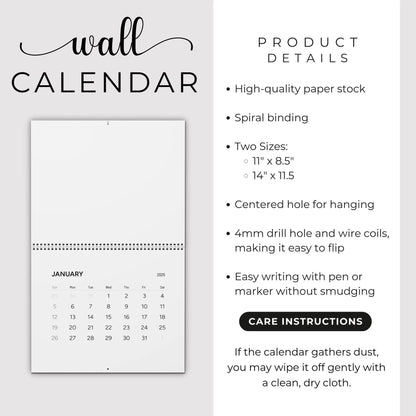 Feminist Calendar 2026, Happy New Year Canlendar