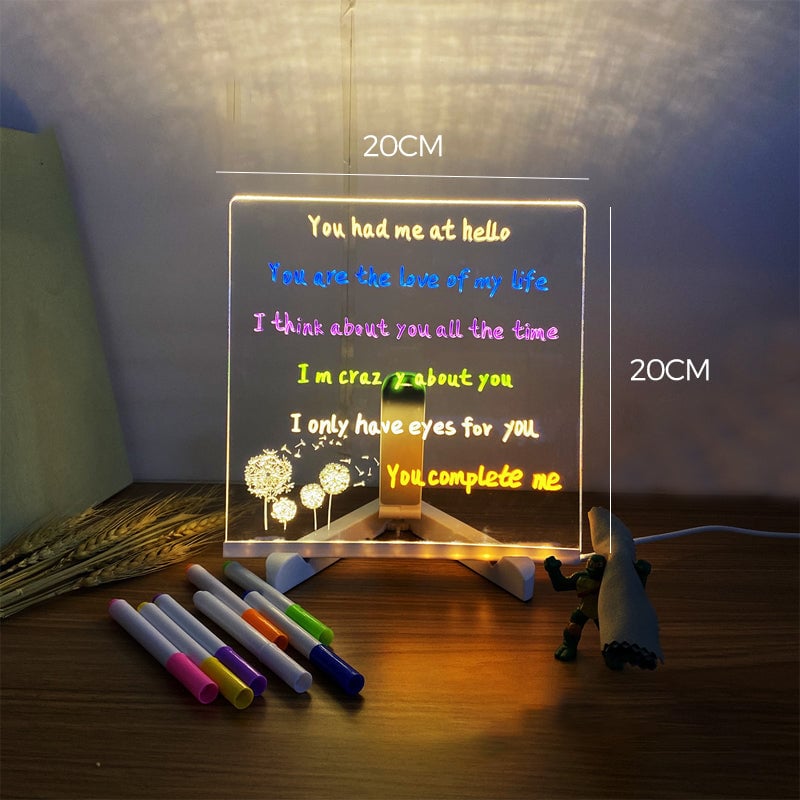 🖌Fashion Hot Sale 49% OFF -  LED Note Board with Colored Pens