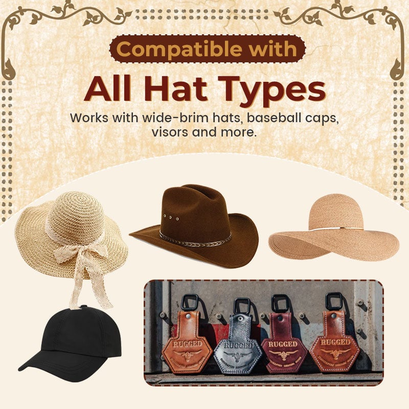 100% Handcrafted Magnetic Hat Clip