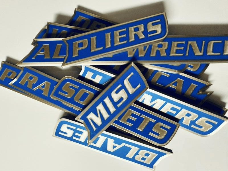 🔥Hot Sale 49% off🌟12 Pack of  Magnetic Toolbox Labels🔩