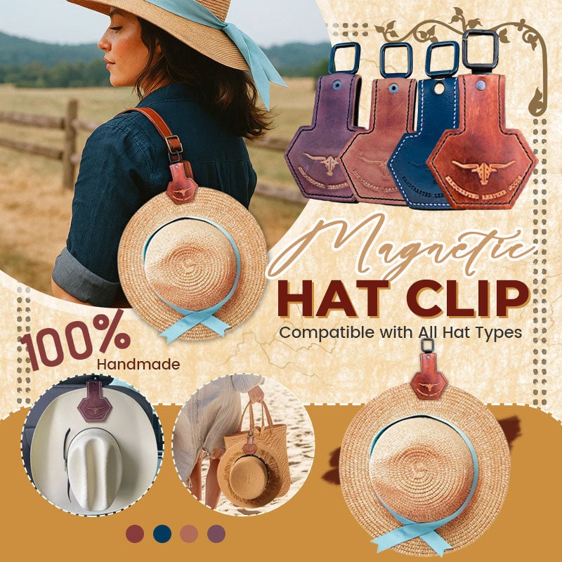 100% Handcrafted Magnetic Hat Clip