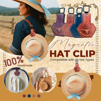 100% Handcrafted Magnetic Hat Clip