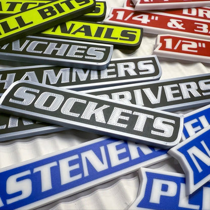 🔥Hot Sale 49% off🌟12 Pack of  Magnetic Toolbox Labels🔩