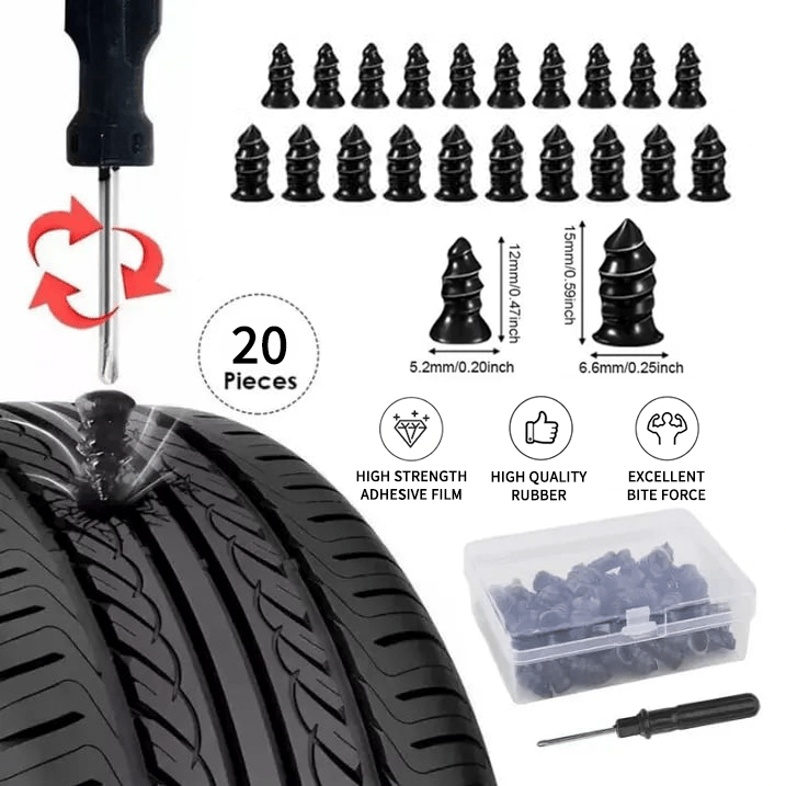 Last Week Clearance Sale 60%🔥Tire Repair Rubber Nail🚚BUY MORE SAVE MORE