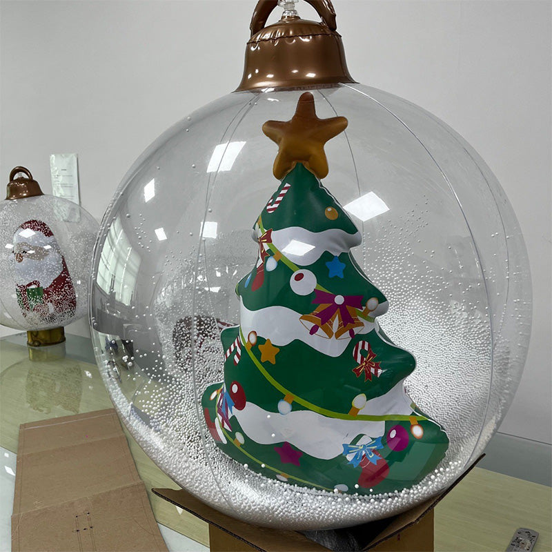 🎄Outdoor Christmas PVC Inflatable Decorated Ball🎄🎅 Perfect for yard & garden decor🎅
